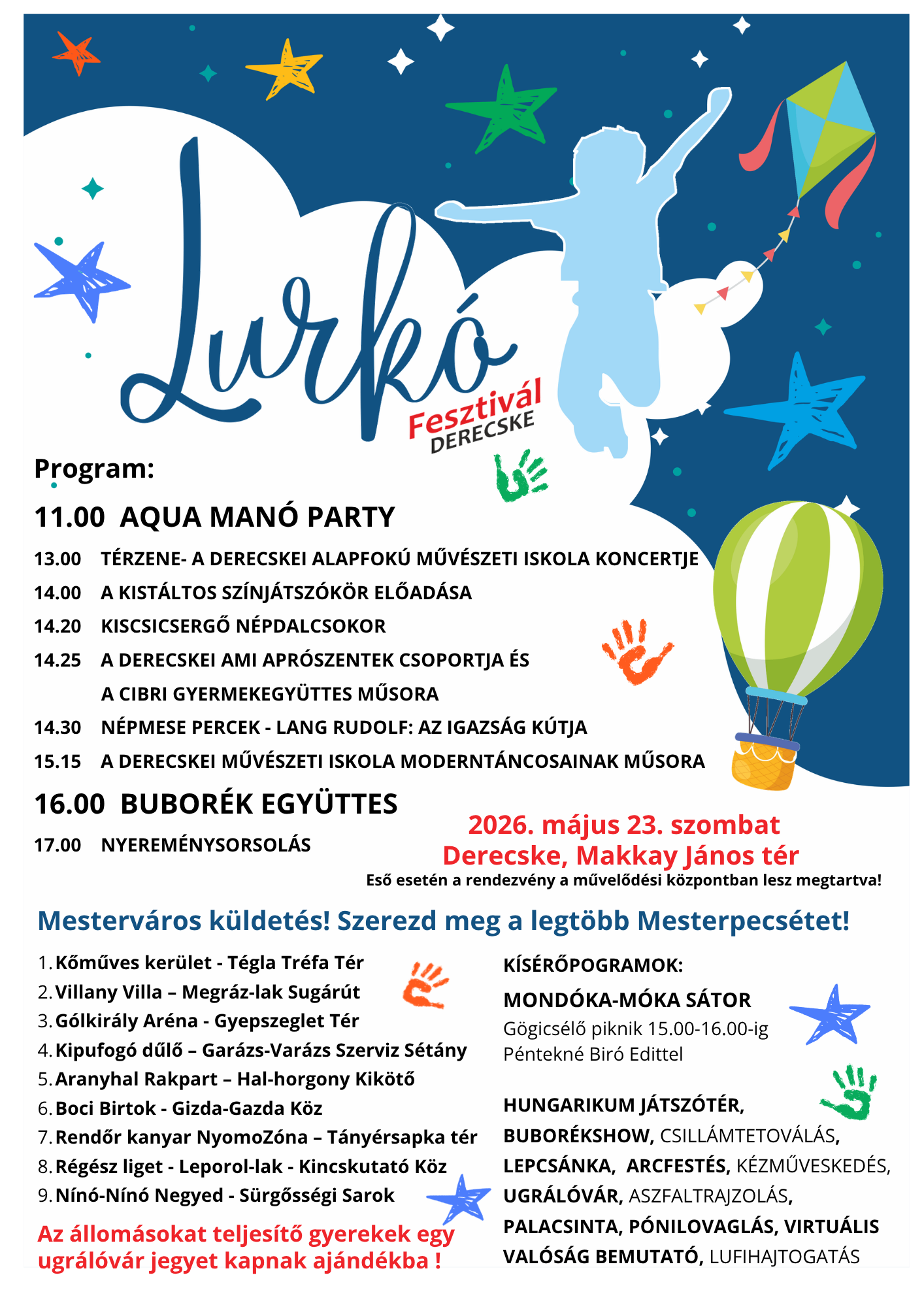 Lurkó Fesztivál a Makkay János téren- 2026. 05.23.